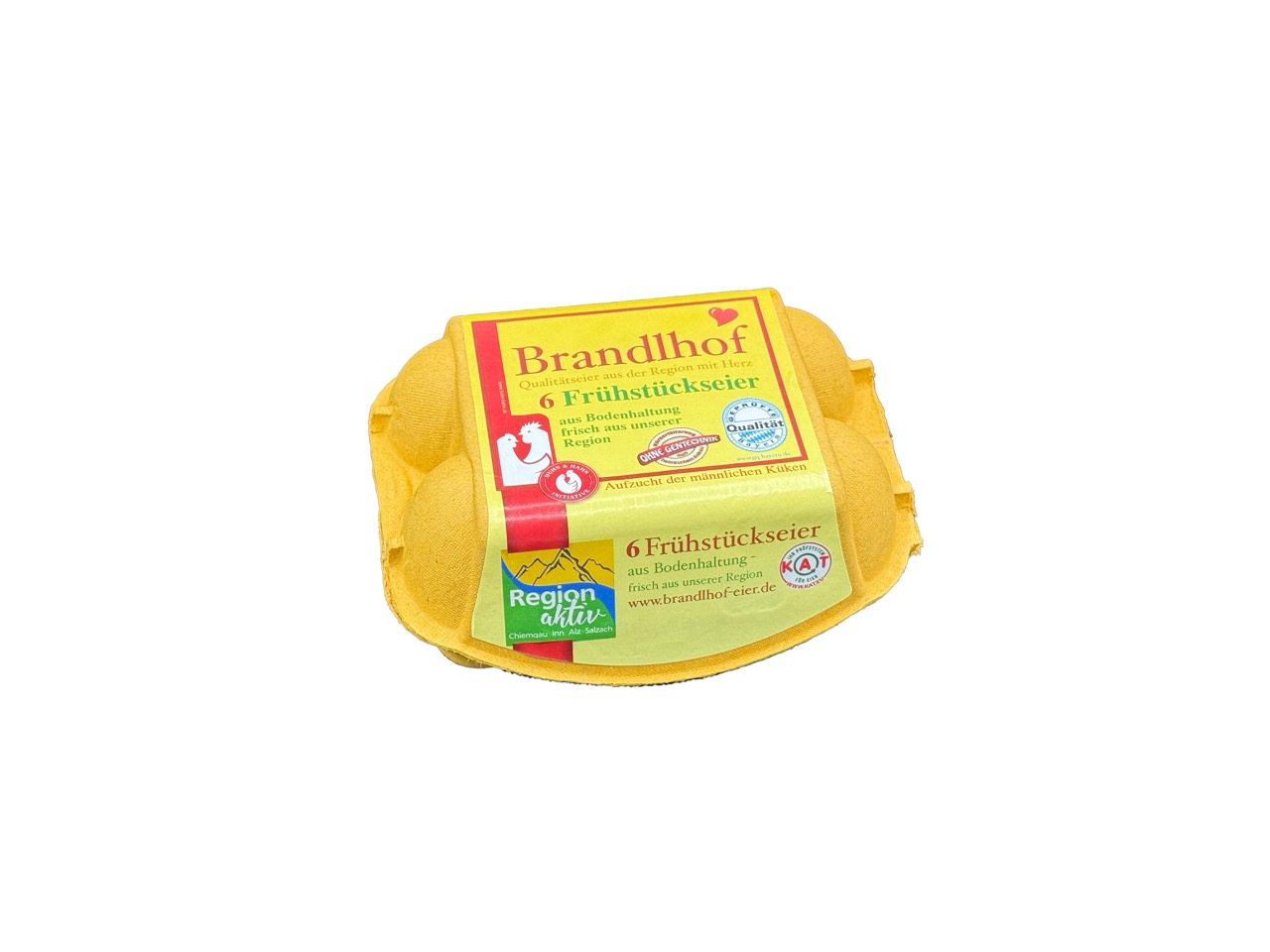 6 Frühstückseier aus Bodenhaltung